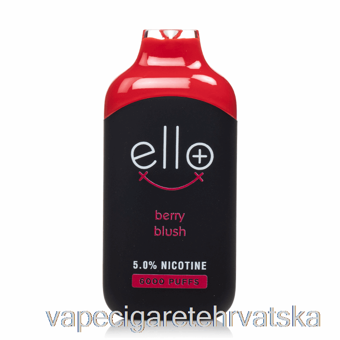Vape Hrvatska Blvk Ello Plus 6000 Disposable Berry Blush Ice